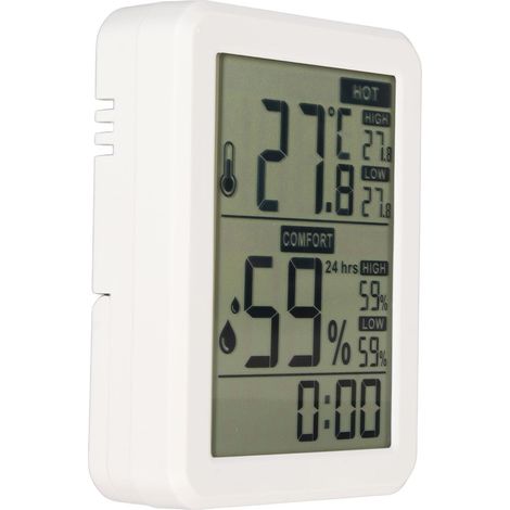 Hochpräzises, multifunktionales digitales Thermometer-Hygrometer für den Innenbereich (1/5)