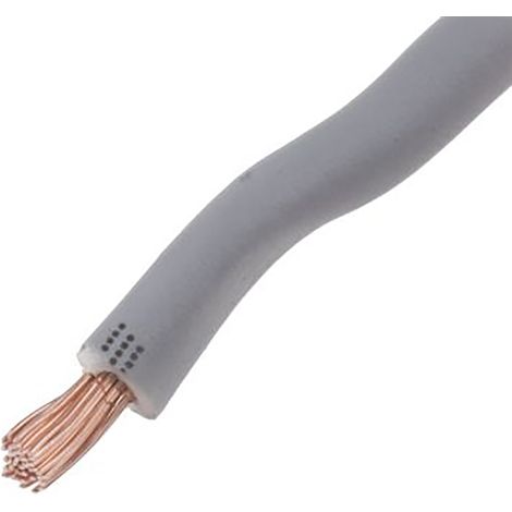 Câble d'alimentation RS PRO 1G6 mm², gaine PVC Gris, Retardant à la flamme, 100m ( Prix pour Bobine de 100 Mètres ) (1/2)