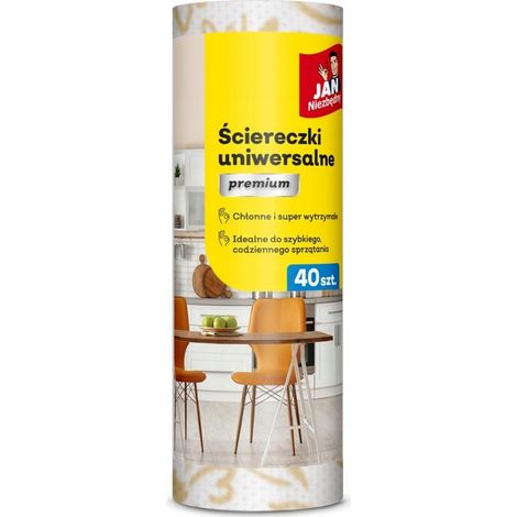 Jan Niezbędny Salviette Premium in rotolo, universali 40 pz.