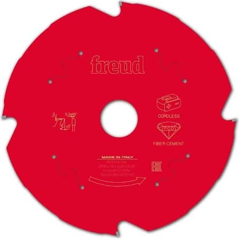 FREUD Lame diamant de scie circulaire sans-fil - Fibrociment - 250 mm - 2.2 mm - 30 mm - 6 dents