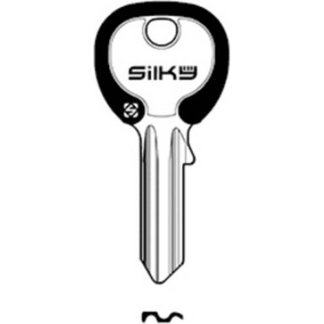 100 x SILCA UL052DZ CHIAVE PROFILO SILKY OTTONE