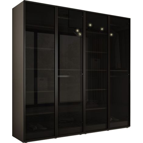 Armadio: Grigio Platino / Vetro Antisol, 200 x 200 x 51 cm (1/5)