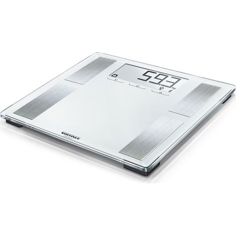 Soehnle Shape Sense Connect 100 Körperanalysewaage digital Wägebereich (max.)=180 kg Grau, Metall Mi