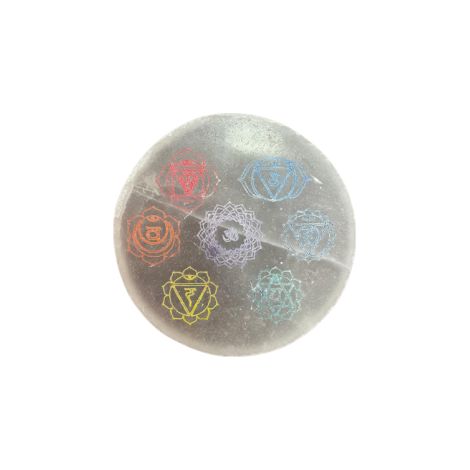 Plaque de Charge Moyenne 10cm - Chakra Design (col)- Vendu par 1 (1/2)