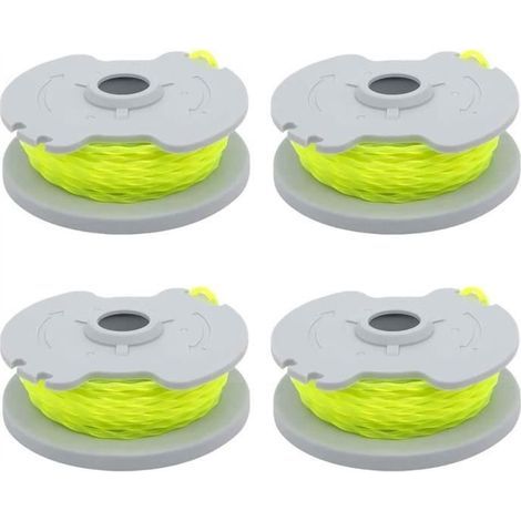 (Grün) Worx Rasenmäher-Ersatzspule – 4er-Pack – 6 m Länge – ABS-Nylon-Copolymer (1/4)
