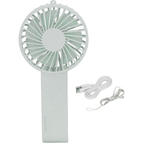 Ventilateur de Poche Rechargeable USB, Portable et Pliable pour Maison, Bureau et Voyage - Vert (1/5)