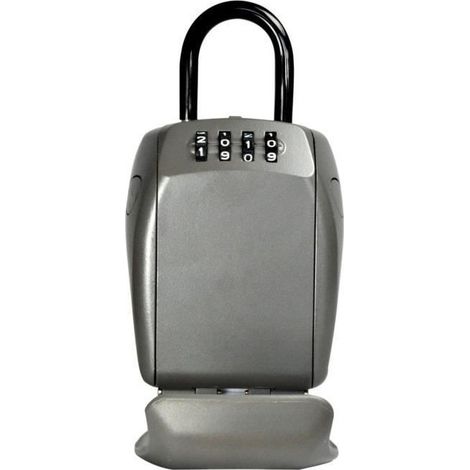 Master Lock – Armoire à clés avec anse en aluminium – Sécurité renforcée – Dimensions extérieures 18,8 x 10,5 x 4,3 cm – Pour plusieurs clés