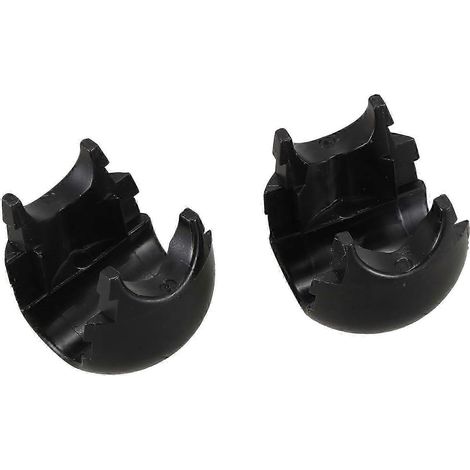 Lot de 10 connecteurs en plastique pour filet, boucles de fixation, accessoires d'escalade pour balançoires et jeux d'extérieur, noir (1/5)