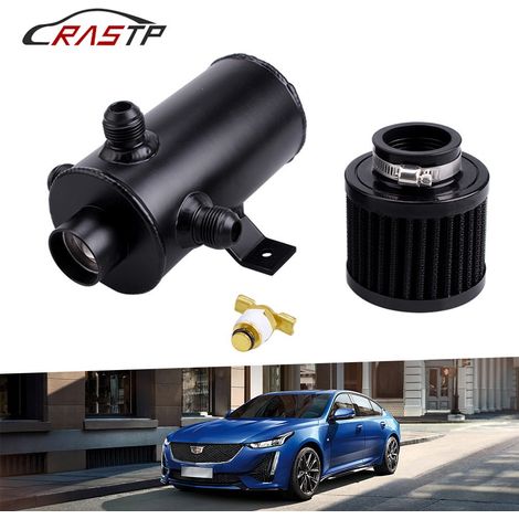 Car modification parts and accessories welding breather oil can with air filter, 0.75L, three-hole exhaust gas can. (1/5)
