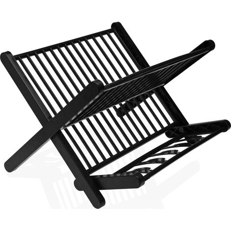 Versa Scolapiatti Pieghevole Nero