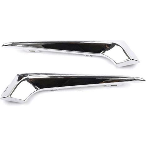 1 paire de baguettes chromées pour feux antibrouillard avant de pare-chocs pour Chevrolet Malibu 2016-2018 - Cache de feux antibrouillard (1/5)