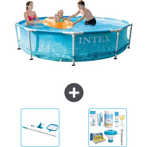 Intex Piscine Tubulaire Ronde - 305x76 cm - 3-pièces  S22438