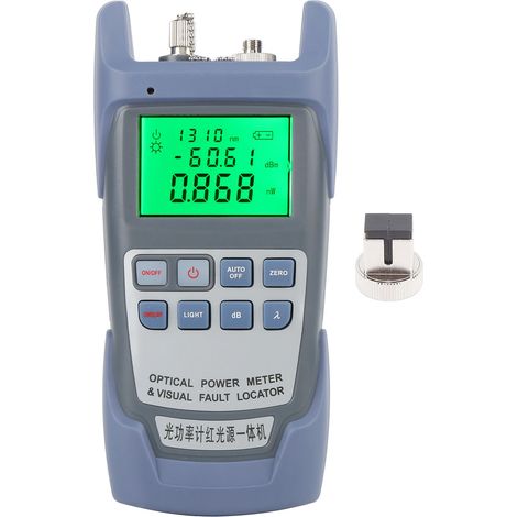 Testeur de perte de fibre optique DXP-50D, mesureur de puissance optique portatif 5km, lumière rouge 1MW (1/5)
