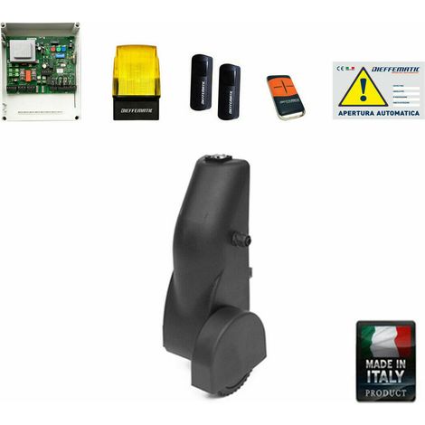 Kit Automazione Cancello A Mono Anta Battente Sinistro Con Ruota Esterno