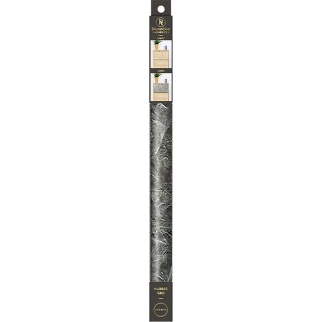 Rouleau sticker aspect marbre gris 45 x 150 cm (1/3)
