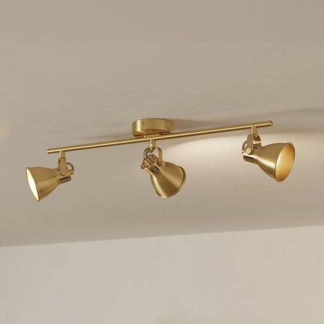 [NEUWERTIG] B-Ware EGLO Seras Deckenspot Deckenlampe Deckenleuchte Strahler Lampe Leuchte gold G964 (1/2)