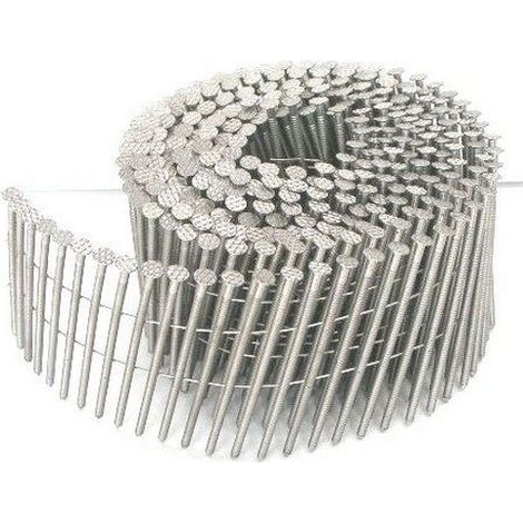2100 CLOUS 15/16° 2.0 x 45 crantés galva 12µ  (6 rouleaux)