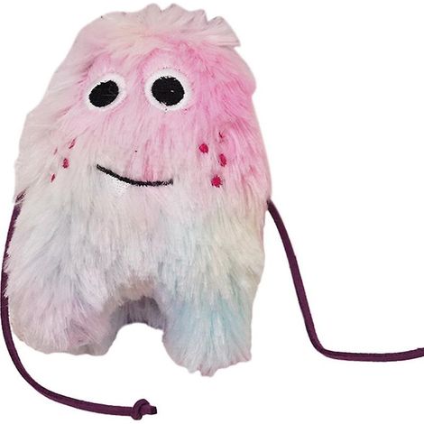 Peluche Chat de Dessin Animé à l'Herbe à Chat, Résistante aux Morsures, Jouet à Mâcher pour Chat (1/4)