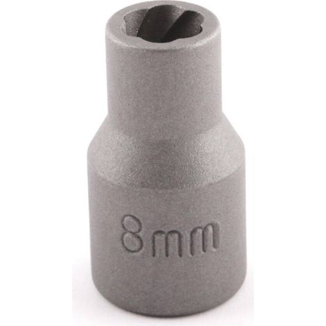 Douille à choc hélicoïdale ø8mm L.32mm 1/4" Cr-Mo - SA 8076 - CLAS Equipements
