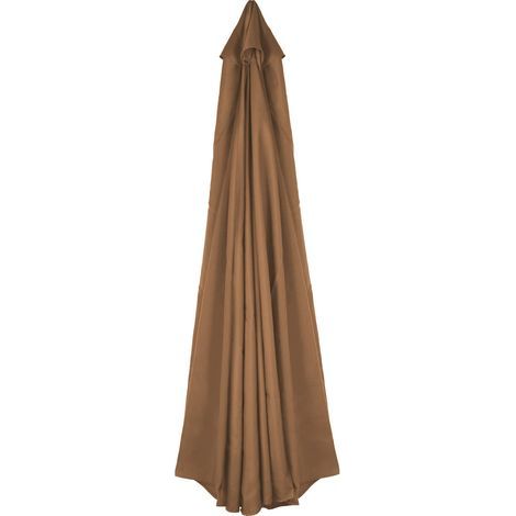 Parasol Extérieur 3M 8 Os côté Parapluie Loisirs Patio Parapluie Banane Parapluie Grand Soleil Parapluie Remplacement Parapluie sans Support (Café) (1/5)
