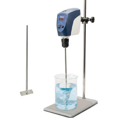 Mélangeur électrique, mélangeur numérique LED avec agitateur, 20 l, 10 000 mPas, 502200 tr/min, alliage d'aluminium (support inclus) (1/5)