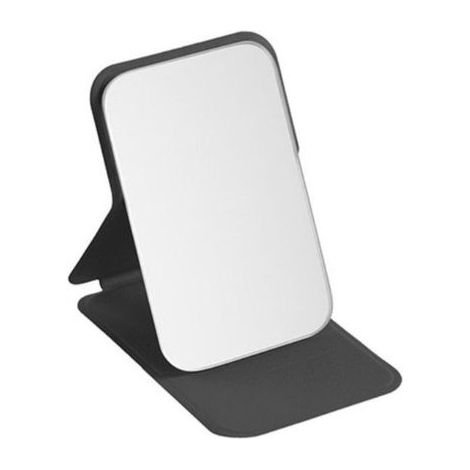 Miroir cosmétique ouvrant Ecarla pour sac à main, noir L17CZ (1/5)