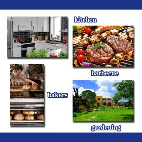 Tablier unisexe en denim avec poches. Tablier de cuisine ajustable en denim avec 3 poches. Idéal pour la cuisine, le jardin et la restauration. (1/5)