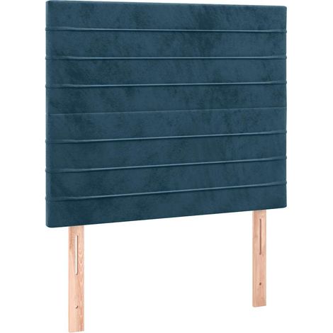 Maison Exclusive - Cabecero de cama azul oscuro 90x5x118/128 cm T