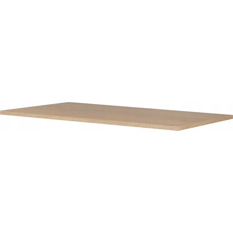 Furnidea - Plan de travail pour meuble de salle de bain SIMPLE en chêne clair 80 cm (1/5)