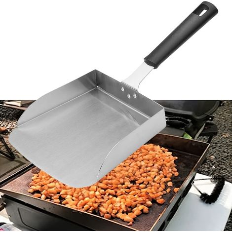 Spatule de grill en acier inoxydable — Spatule pour Smash Burgers et grillades, 15 pouces