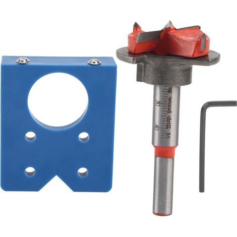 Ouvre-trou de charnière, perçage de porte, localisateur de gabarit d'alésage, outils de travail du bois dissimulés 35mm (1/5)