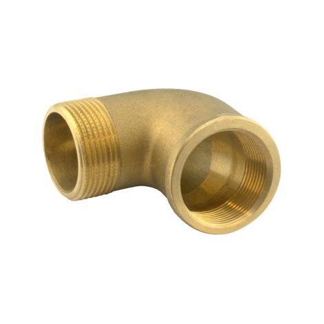 Messing-Winkelstück männlich - weiblich - 3/8", GENIL (1/5)