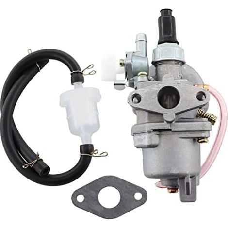 VURAHOME - Carburateur PZ13 13 mm avec filtre à essence pour 2 temps 47 cc 49 cc 50 cc 40-6 44-6 Mini ATV Quad Dirtbike Pocket Bike (1/5)