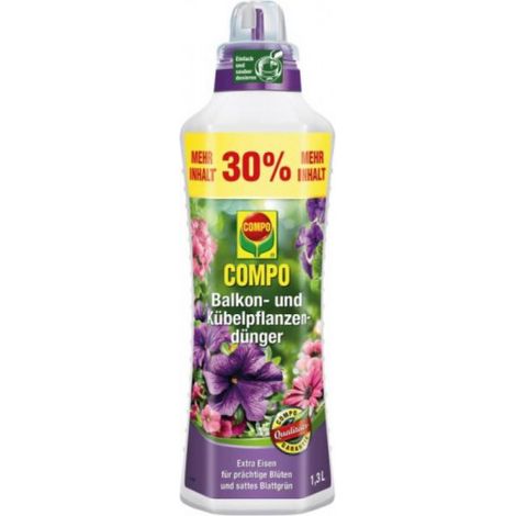 COMPO Balkon- und Kübelpflanzendünger 1,3l (1/5)