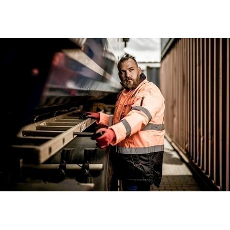 Nitras MOTION TEX VIZ Warnschutz-Parka neonorange S (1/4)