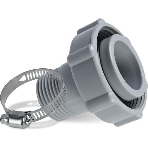 Pool Ablaufadapter mit Schlauchschelle 1,5 Zoll Anschluss