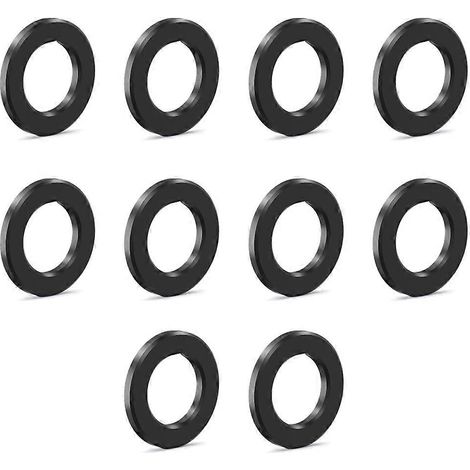 Lot de 10 rondelles plates en titane M5 pour boulons de vélo universels, joint de 5 mm, entretoise noire pour VTT et vélo de route (1/5)