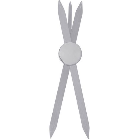 Règle de mesure des sourcils en acier inoxydable, compas doré de proportion idéale, outil de tatouage pour maquillage permanent, gabarit de dessin de sourcils, 1 pièce (1/5)