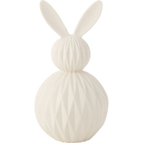 Lampe LED lapin en porcelaine 25 cm (1/2)