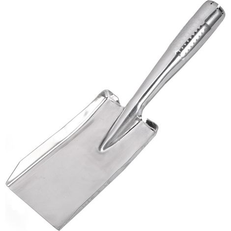 Paleta de jardín de acero inoxidable, pala de mano para jardinería, mini pala de mano, ideal para plantar, trasplantar, desherbar, cavar (1/5)