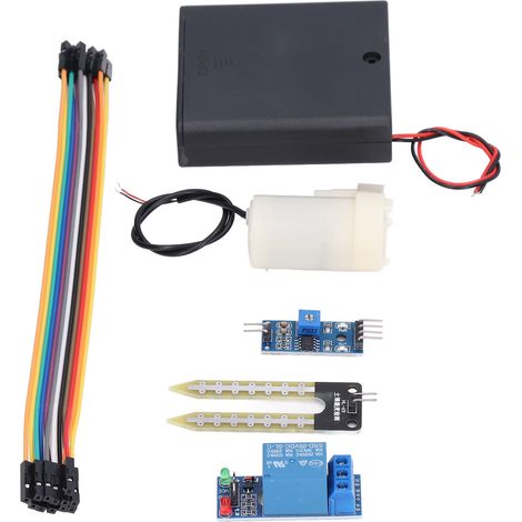 Kit arrosage automatique électronique DIY module irrigation avec capteur humidité sol et pompe à eau (1/5)