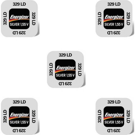 .5 Piles Energizer 329LD SR731SW.