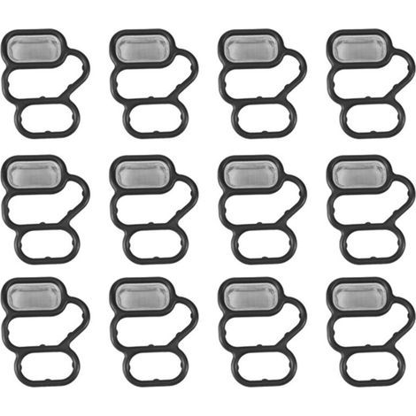 12PCS Joint de Solénoïde de Moteur de Voiture VTEC Joint de Filtre D'Électrovanne à Synchronisation Variable 15825-RB0-003 pour CR-Z Fit City (1/2)