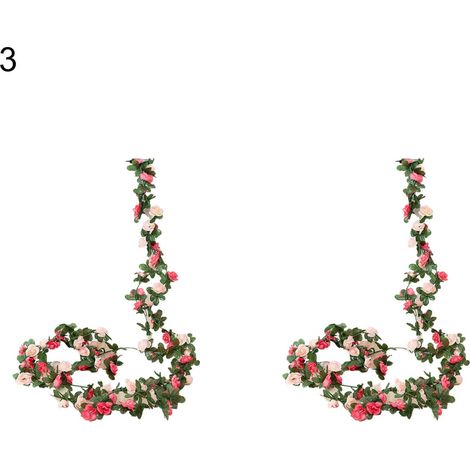 Kinzd 2-teiliges Set aus künstlichen Rattan-Pfingstrosenblüten zum Selberbinden, Rayonblumen, festlichen Kränzen und Zäunen für Hochzeitsfeiern