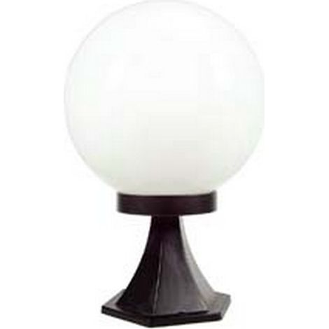 1PZ LANTERNA CON SUPPORTO DA APPOGGIO MODELLO SFERA - 100w IP44 mm.250x354h. colore nero