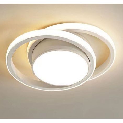 [JAMAIS UTILISÉ] Comely Plafonnier LED Moderne, Luminaire Plafonnier Rond, Blanc Chaud 3000K 32W, Lampe de Plafond pour Chambre à coucher Couloir Cuisine Balcon (1/4)