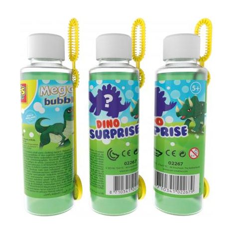 Super bolle di sapone con sorpresa 5+ dinosauri SES