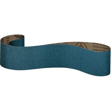 Banda abrasiva, Klingspor, modelo CS 411 X, para acero inoxidable, acero y madera, 152 x 229 mm, alúmina de zircón, alta flexibilidad, larga vida útil, lijado basto y preciso