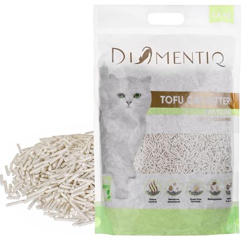 Diamentiq Tofu Matcha Ultra klumpend - Pflanzenstreu - 6 x 2,5 kg (1/5)