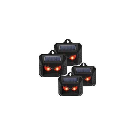 Solarbetriebenes Wildtierabwehrgerät – Hält Waschbären, Rehe, Füchse und Wildschweine fern – Rotes LED-Licht – 12 Monate Schutz (1/5)
